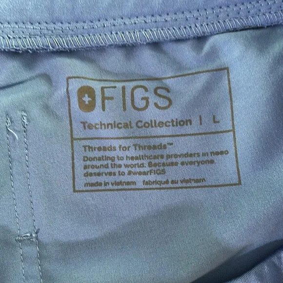 FIGS Women Ceil Blue Catarina(M)/Zamora(L) Set - Picture 7 of 7